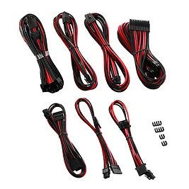 CableMod C-Series Pro ModMesh 12VHPWR Cable Kit per Corsair RM, RMi, RMx (Black Label) - Nero/Rosso CableMod C-Series Pro ModMesh 12VHPWR Cable Kit per Corsair RM, RMi, RMx (Black Label) - Nero/Rosso