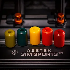 Asetek SimSports Elastomer Kit - Set 5 Elastomeri per Pedaliere Sim Racing con Diverse Durezze di Frenata Asetek SimSports Elastomer Kit - Set 5 Elastomeri per Pedaliere Sim Racing con Diverse Durezze di Frenata