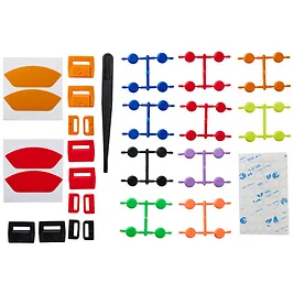 Asetek SimSports Colour Kit - Set Componenti Colorati per Volanti Asetek con Foglio Adesivo e Pinzetta Asetek SimSports Colour Kit - Set Componenti Colorati per Volanti Asetek con Foglio Adesivo e Pinzetta
