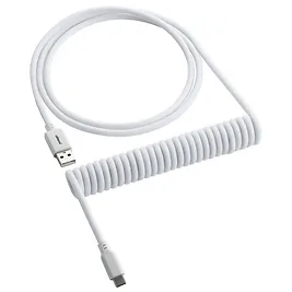 CableMod Classic Coiled Cavo Spiralato per Tastiera USB-C a USB Type-A, Glacier White - 150cm CableMod Classic Coiled Cavo Spiralato per Tastiera USB-C a USB Type-A, Glacier White - 150cm