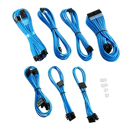 CableMod C-Series Pro ModMesh 12VHPWR Cable Kit per Corsair RM, RMi, RMx (Black Label) - Azzurro CableMod C-Series Pro ModMesh 12VHPWR Cable Kit per Corsair RM, RMi, RMx (Black Label) - Azzurro