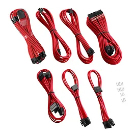 CableMod C-Series Pro ModMesh 12VHPWR Cable Kit per Corsair RM, RMi, RMx (Black Label) - Rosso CableMod C-Series Pro ModMesh 12VHPWR Cable Kit per Corsair RM, RMi, RMx (Black Label) - Rosso