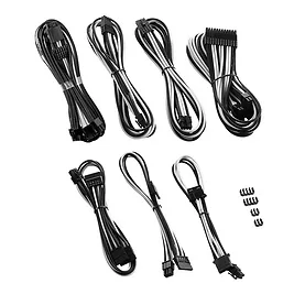 CableMod C-Series Pro ModMesh 12VHPWR Cable Kit for Corsair RM, RMi, RMx (Black Label) - Nero/Bianco CableMod C-Series Pro ModMesh 12VHPWR Cable Kit for Corsair RM, RMi, RMx (Black Label) - Nero/Bianco