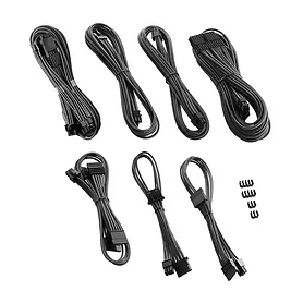 CableMod C-Series Pro ModMesh 12VHPWR Cable Kit for Corsair RM, RMi, RMx (Black Label) - Carbon CableMod C-Series Pro ModMesh 12VHPWR Cable Kit for Corsair RM, RMi, RMx (Black Label) - Carbon