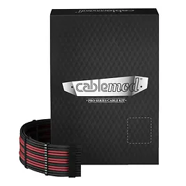 CableMod C-Series Pro ModMesh Cable Set for Corsair AXi, HXi and RM (Yellow Label) - Nero/Rosso Sangue CableMod C-Series Pro ModMesh Cable Set for Corsair AXi, HXi and RM (Yellow Label) - Nero/Rosso Sangue