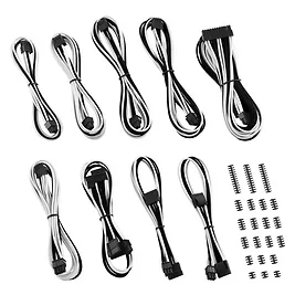 CableMod Classic ModMesh C-Series Cable Kit per Corsair AXi, HXi e RM - Nero/Bianco CableMod Classic ModMesh C-Series Cable Kit per Corsair AXi, HXi e RM - Nero/Bianco