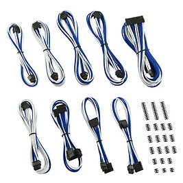 CableMod Classic ModMesh C-Series Cable Kit per Corsair AXi/HXi/RM - Bianco/Blu CableMod Classic ModMesh C-Series Cable Kit per Corsair AXi/HXi/RM - Bianco/Blu