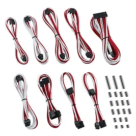 CableMod Classic ModMesh C-Series Cable Kit per Corsair RMi, RMx - Bianco/Rosso CableMod Classic ModMesh C-Series Cable Kit per Corsair RMi, RMx - Bianco/Rosso