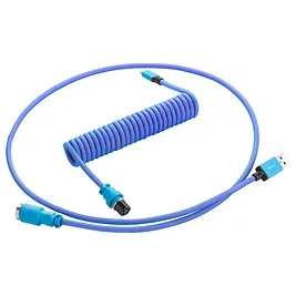 CableMod PRO Coiled Keyboard Cable USB-C a USB Type-A, Aviator 5-Pin - Galaxy Blue, 150cm CableMod PRO Coiled Keyboard Cable USB-C a USB Type-A, Aviator 5-Pin - Galaxy Blue, 150cm