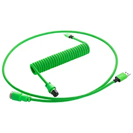 CableMod PRO Coiled Keyboard Cable USB-C a USB Type-A, 5-Pin Aviator - Viper Green 150cm CableMod PRO Coiled Keyboard Cable USB-C a USB Type-A, 5-Pin Aviator - Viper Green 150cm
