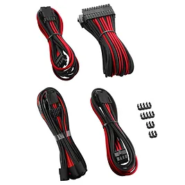 CableMod PRO ModMesh 12VHPWR Cable Extension Kit - Nero/Rosso CableMod PRO ModMesh 12VHPWR Cable Extension Kit - Nero/Rosso