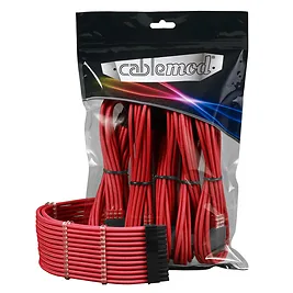 CableMod PRO ModMesh Cable Extension Kit - Nero/Rosso CableMod PRO ModMesh Cable Extension Kit - Nero/Rosso