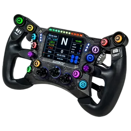Conspit 290GP Formula - Volante Sim Racing 290mm con Display LCD 4,3", Palette Magnetiche MagFlip e RGB - Nero Conspit 290GP Formula - Volante Sim Racing 290mm con Display LCD 4,3", Palette Magnetiche MagFlip e RGB - Nero