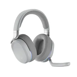 Fractal Design Scape - Cuffie Gaming Wireless 2.4GHz e Bluetooth 5.3 con Microfono - Bianco/Grigio Fractal Design Scape - Cuffie Gaming Wireless 2.4GHz e Bluetooth 5.3 con Microfono - Bianco/Grigio