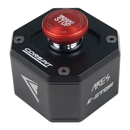 Conspit CES Emergency Stop - Pulsante di Arresto d'Emergenza Esterno per Wheelbase ARES Direct Drive - Nero Conspit CES Emergency Stop - Pulsante di Arresto d'Emergenza Esterno per Wheelbase ARES Direct Drive - Nero