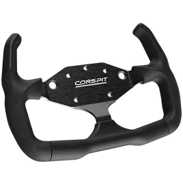Conspit CX295 - Volante Sim Racing 295mm C-Form con Razze in Alluminio e Rivestimento in Similpelle - Nero Conspit CX295 - Volante Sim Racing 295mm C-Form con Razze in Alluminio e Rivestimento in Similpelle - Nero