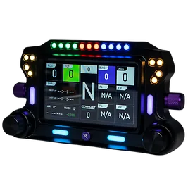 Conspit CSD Simhub Dashboard 5" - Display Telemetria Simracing con 31 LED RGB, Touchscreen 854x480 e 4 Encoder - Nero Conspit CSD Simhub Dashboard 5" - Display Telemetria Simracing con 31 LED RGB, Touchscreen 854x480 e 4 Encoder - Nero
