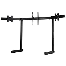 Next Level Racing ELITE Triple Monitor Stand - Supporto Triplo Monitor da 21 a 43 pollici in Alluminio per Cockpit Sim Racing - Nero Next Level Racing ELITE Triple Monitor Stand - Supporto Triplo Monitor da 21 a 43 pollici in Alluminio per Cockpit Sim Racing - Nero