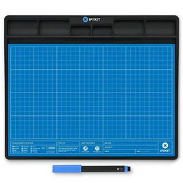 iFixit FixMat - Tappetino Magnetico da Lavoro ESD con Pennarello Cancellabile - Blu iFixit FixMat - Tappetino Magnetico da Lavoro ESD con Pennarello Cancellabile - Blu