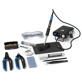 iFixit FixHub Power Series - Set Saldatore con Powerstation 100W e Accessori - Nero/Blu iFixit FixHub Power Series - Set Saldatore con Powerstation 100W e Accessori - Nero/Blu
