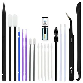 iFixit Precision Cleaning Kit - Set Pulizia di Precisione per Elettronica con Pennello, Panno Microfibra e Air Blower iFixit Precision Cleaning Kit - Set Pulizia di Precisione per Elettronica con Pennello, Panno Microfibra e Air Blower