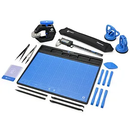 iFixit Pro Tech - Kit di Smontaggio per Elettronica con Spudger, Plettri, Pinzette e Ventosa Heavy Duty - Nero/Blu iFixit Pro Tech - Kit di Smontaggio per Elettronica con Spudger, Plettri, Pinzette e Ventosa Heavy Duty - Nero/Blu