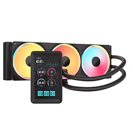 Corsair iCUE LINK TITAN II 360 Ultra LX LCD AIO, 360mm Radiator, Liquid CPU Cooler - Nero Corsair iCUE LINK TITAN II 360 Ultra LX LCD AIO, 360mm Radiator, Liquid CPU Cooler - Nero