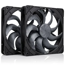 Noctua NF-A14x25 G2 PWM Sx2-PP chromax.black Ventole PWM - 2x 140mm, Nero Noctua NF-A14x25 G2 PWM Sx2-PP chromax.black Ventole PWM - 2x 140mm, Nero