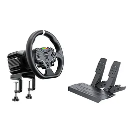 Moza R5 Pro Racing Set 6Nm - Wheelbase + ES Lite Volante + SR-P Lite Pedaliera per PC Moza R5 Pro Racing Set 6Nm - Wheelbase + ES Lite Volante + SR-P Lite Pedaliera per PC