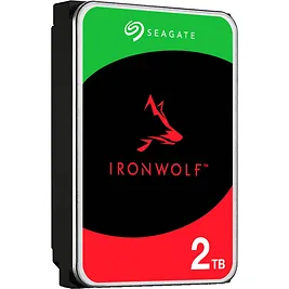 Seagate IronWolf NAS HDD 3,5" SATA 6 Gb/s, CMR 5400 rpm, cache 256 MB - 2 TB Seagate IronWolf NAS HDD 3,5" SATA 6 Gb/s, CMR 5400 rpm, cache 256 MB - 2 TB