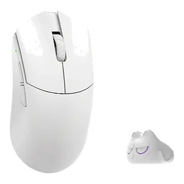 WLMouse Beast G Max - Mouse Gaming Wireless Ultraleggero 41g con Sensore Pixart PAW3950HS 30.000 DPI e 8000 Hz - Bianco WLMouse Beast G Max - Mouse Gaming Wireless Ultraleggero 41g con Sensore Pixart PAW3950HS 30.000 DPI e 8000 Hz - Bianco