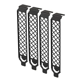 SilverStone SST-Aeroslots-2B - Slot Cover PCI Areate in Acciaio, Set da 4 - Nero SilverStone SST-Aeroslots-2B - Slot Cover PCI Areate in Acciaio, Set da 4 - Nero