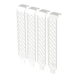 SilverStone SST-AEROSLOTS2W - Slot Cover PCI Areate in Acciaio, Set da 4 - Bianco SilverStone SST-AEROSLOTS2W - Slot Cover PCI Areate in Acciaio, Set da 4 - Bianco