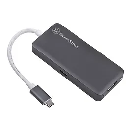 SilverStone SST-EP14C - Hub USB-C con HDMI 4K, 3x USB 3.0 Type-A e USB-C Power Delivery 100W SilverStone SST-EP14C - Hub USB-C con HDMI 4K, 3x USB 3.0 Type-A e USB-C Power Delivery 100W