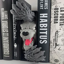 Werewolf Book Nook – Inserto Libreria Lupo Mannaro Werewolf Book Nook – Inserto Libreria Lupo Mannaro