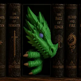 Dragon Book Nook – Inserto Fantasy per Libreria con Drago Dragon Book Nook – Inserto Fantasy per Libreria con Drago