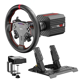 PXN VD6 Bundle - Wheelbase Direct Drive 6Nm + Volante Wireless + Pedaliera PD HM per PC PXN VD6 Bundle - Wheelbase Direct Drive 6Nm + Volante Wireless + Pedaliera PD HM per PC
