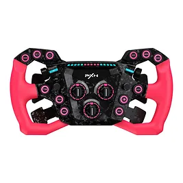 PXN WTL GT ONE - Volante Sim Racing Formula 300mm con Palette in Carbonio, 78 Comandi e LED RGB - Rosa PXN WTL GT ONE - Volante Sim Racing Formula 300mm con Palette in Carbonio, 78 Comandi e LED RGB - Rosa