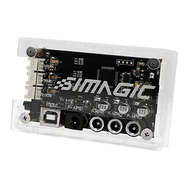 Simagic Haptic Control Box - Centralina Feedback Aptico per Pedaliere Sim Racing - Trasparente Simagic Haptic Control Box - Centralina Feedback Aptico per Pedaliere Sim Racing - Trasparente