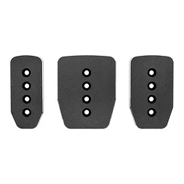 Simagic 3 Pedal Face Set - Set 3 Superfici Pedale Piatte per Pedaliera P1000 in Alluminio CNC - Nero Simagic 3 Pedal Face Set - Set 3 Superfici Pedale Piatte per Pedaliera P1000 in Alluminio CNC - Nero