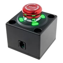 Simagic Alpha Kill Switch - Pulsante di Arresto d'Emergenza con LED di Stato per Wheelbase Direct Drive - Nero Simagic Alpha Kill Switch - Pulsante di Arresto d'Emergenza con LED di Stato per Wheelbase Direct Drive - Nero