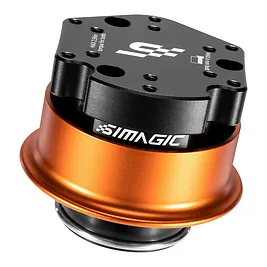 Simagic EVO Third Party Quick Release Adapter - Adattatore Quick Release in Alluminio CNC per Volanti Sim Racing PCD 70mm - Nero/Arancio Simagic EVO Third Party Quick Release Adapter - Adattatore Quick Release in Alluminio CNC per Volanti Sim Racing PCD 70mm - Nero/Arancio