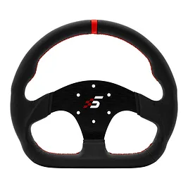 Simagic P-325D - Corona Volante Sim Racing 325mm D-Form in Pelle e Alluminio senza HUB - Nero Simagic P-325D - Corona Volante Sim Racing 325mm D-Form in Pelle e Alluminio senza HUB - Nero