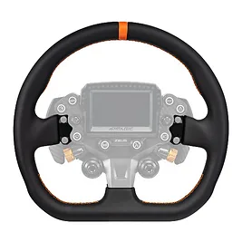 Simagic ZS-320CD - Corona Volante Sim Racing 320mm D-Form in Pelle e Alluminio senza Hub - Nero Simagic ZS-320CD - Corona Volante Sim Racing 320mm D-Form in Pelle e Alluminio senza Hub - Nero