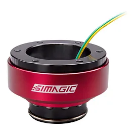 Simagic Quick Release 70mm - Sgancio Rapido in Alluminio per Volanti Sim Racing e Wheelbase Simagic - Rosso Simagic Quick Release 70mm - Sgancio Rapido in Alluminio per Volanti Sim Racing e Wheelbase Simagic - Rosso