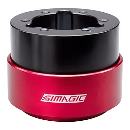 Simagic Quick Release 50mm - Sgancio Rapido in Alluminio per Volanti Sim Racing e Wheelbase Simagic - Rosso Simagic Quick Release 50mm - Sgancio Rapido in Alluminio per Volanti Sim Racing e Wheelbase Simagic - Rosso