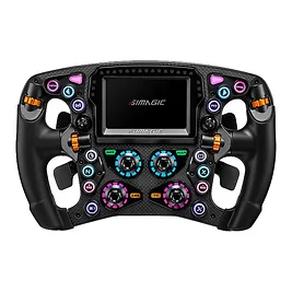 Simagic Zeus Formula + MagicDash 4 - Bundle Volante Sim Racing 280mm con Display Touch 3,97" e Tasti RGB - Nero Simagic Zeus Formula + MagicDash 4 - Bundle Volante Sim Racing 280mm con Display Touch 3,97" e Tasti RGB - Nero