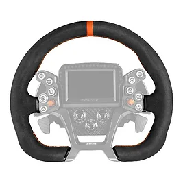 Simagic ZGT-300CD - Corona Volante Sim Racing 300mm D-Form in Alcantara senza Hub - Nero Simagic ZGT-300CD - Corona Volante Sim Racing 300mm D-Form in Alcantara senza Hub - Nero