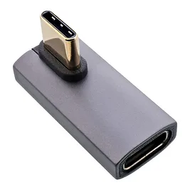 InLine Adattatore USB4 - Spina/Presa USB-C angolato verticale destra/sinistra, Alluminio - Grigio InLine Adattatore USB4 - Spina/Presa USB-C angolato verticale destra/sinistra, Alluminio - Grigio