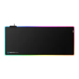 Newskill Themis Pro RGB XL - Tappetino Gaming in Cordura Impermeabile con Base in Gomma Naturale Antiscivolo e Bordi Cuciti Rinforzati - Nero Newskill Themis Pro RGB XL - Tappetino Gaming in Cordura Impermeabile con Base in Gomma Naturale Antiscivolo e Bordi Cuciti Rinforzati - Nero